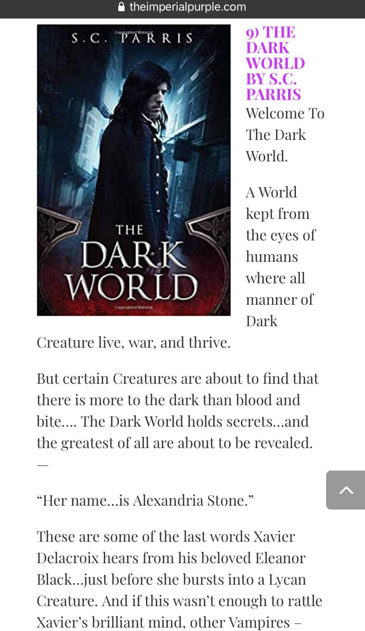 S.C. Parris The Dark World: 1