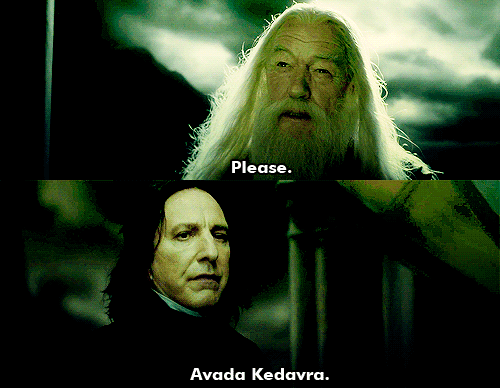 Dumbledore and Snape
